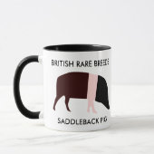 Saddleback Pig Tasse (Links)