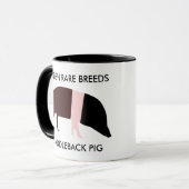 Saddleback Pig Tasse (Vorderseite Links)