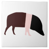 Saddleback Pig Tile Fliese (Vorderseite)