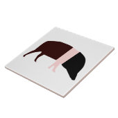 Saddleback Pig Tile Fliese (Seite)