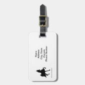 Saddlebred Adressen-Umbau Gepäckanhänger (Vorderseite vertikal)