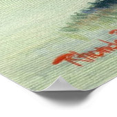 Saddlebred Elegante im Tessin Poster (Ecke)