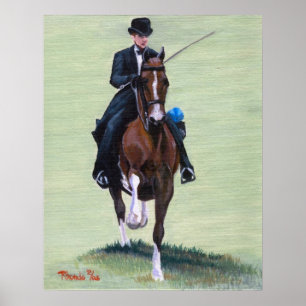 Saddlebred Elegante im Tessin Poster