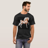 Saddlebred Farben-Pferdedunkelheits-T - Shirt (Vorne ganz)