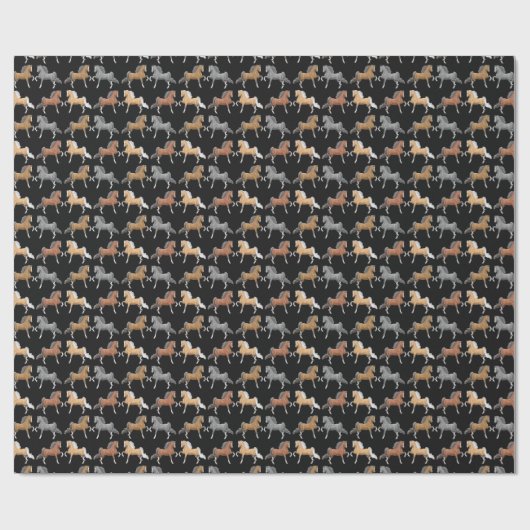Saddlebred Gaited PferdePackpapier Geschenkpapier (Flach)