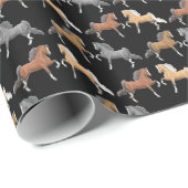 Saddlebred Gaited PferdePackpapier Geschenkpapier (Rolleneckpunkt)