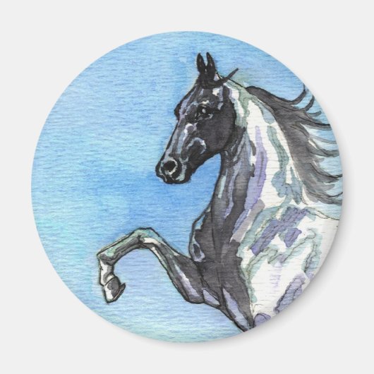 Saddlebred Horse Art Magnet (Vorne)