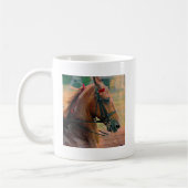 Saddlebred-Imitate-Malerei Kaffeetasse (Links)