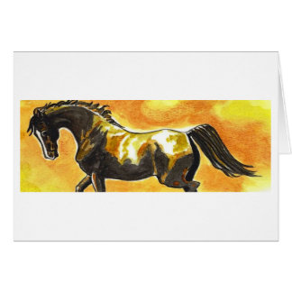 Saddlebred Morgan Pferdeursprüngliche Kunst-Karte