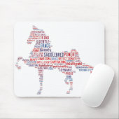 Saddlebred Mouse Pad Mousepad (Mit Mouse)