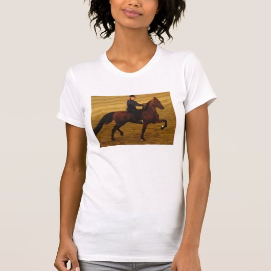 Saddlebred-Pferd T-Shirt (Vorderseite)