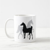 Saddlebred Pferde Kaffeetasse (Links)