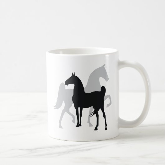 Saddlebred Pferde Kaffeetasse (Rechts)