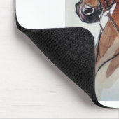 Saddlebred Pferdegeldstrafe-Geschirr Mousepad (Ecke)