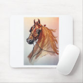 Saddlebred Pferdegeldstrafe-Geschirr Mousepad (Mit Mouse)