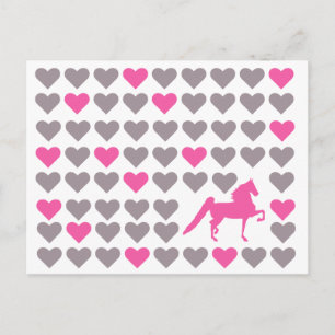 Saddlebred Postcard - Amerikanische Saddlebred-Lie Postkarte