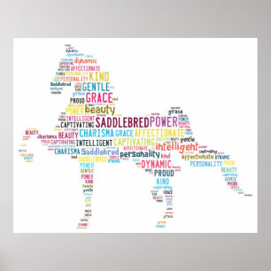Saddlebred Poster