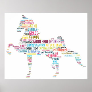 Saddlebred Poster