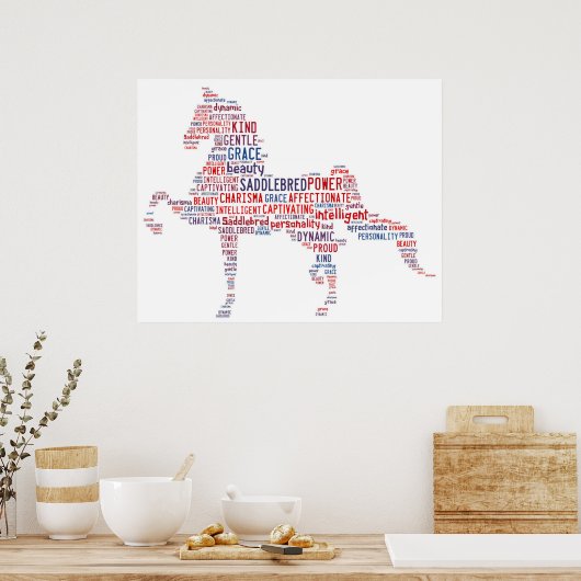 Saddlebred Poster (Küche)
