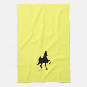 Saddlebred Silhouette Handtuch