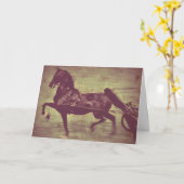 Saddlebred Song Karte (Gelbe Blume)