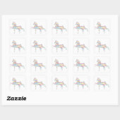 Saddlebred Sticker (Blatt)
