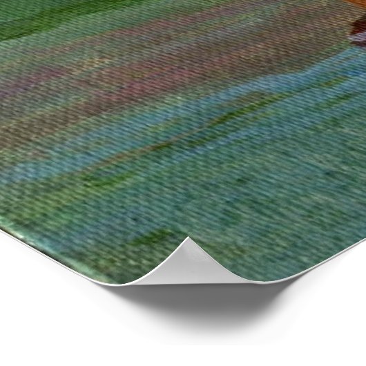 Saddlebred The Winning Pass Pferd Portrait Poster (Ecke)