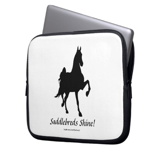 Saddlebreds Shine! Laptopschutzhülle (Vorderseite Links)