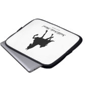 Saddlebreds Shine! Laptopschutzhülle (Vorne Knopf)