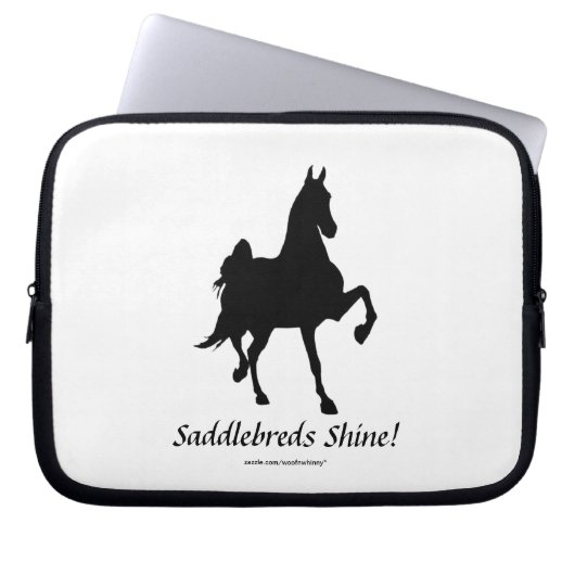 Saddlebreds Shine! Laptopschutzhülle (Vorderseite)