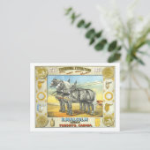 Saddler Centennial Exposition Werbung Postkarte (Stehend Vorderseite)