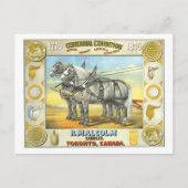 Saddler Centennial Exposition Werbung Postkarte (Vorderseite)