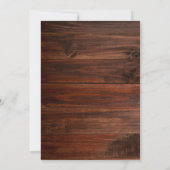 Saddup, Cowboy und Western Geburtstagsparty Einladung (Rückseite)