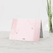 Saddup Modernes Western Cowgirl Custom Foto Dankeskarte (Rückseite)