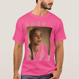 Sade Adu Musikband Jazz Pop Vintage Signatur-Ret T-Shirt