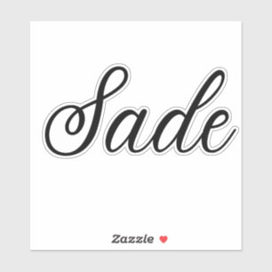 Sade Aufkleber