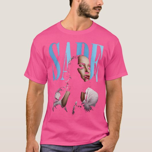 Sade Beautiful Singer Vintag T-Shirt (Vorderseite)