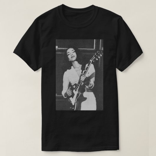 Sade beim Gitarrenaufkleber T-Shirt (Design vorne)