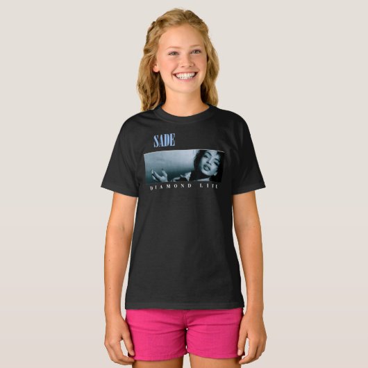 Sade Diamond Life - transparenter, wesentlicher T T-Shirt (Vorne ganz)