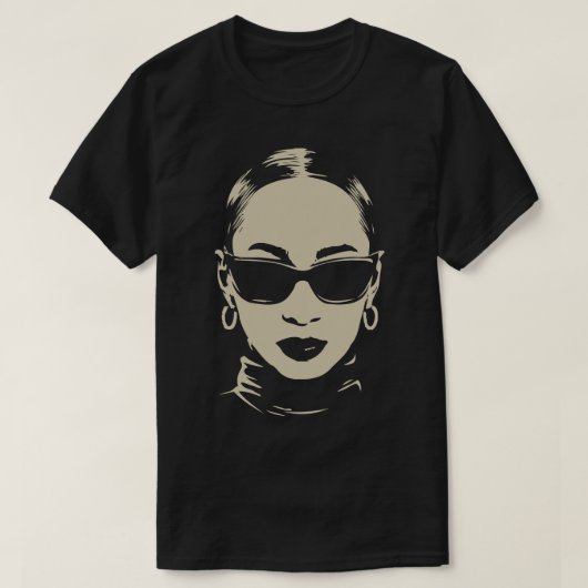 Sade Fan Art T-Shirt (Design vorne)