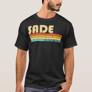 SADE Name Personalisiert Retro Vintage 80er 90er G T-Shirt