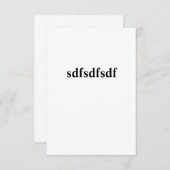 sadfsdfsdfsd dankeskarte (Vorne/Hinten)