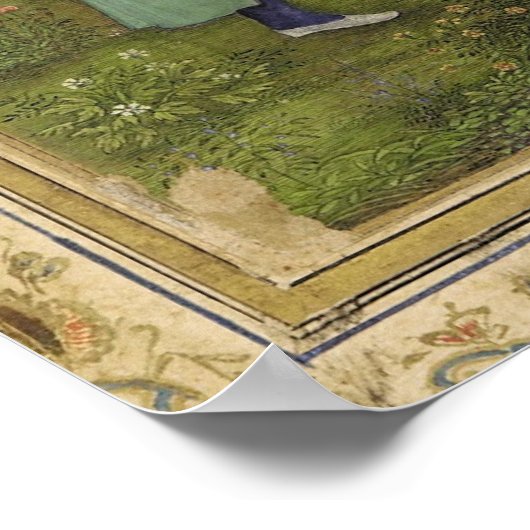 Sadi im Garten der Rose Poster (Ecke)