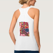 Sadie 1 Crazy Buntes Abstractes Tank Top (Rückseite)