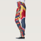Sadie 1 Crazy Colorful Abstract Leggings (Links)
