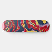 Sadie 1 Crazy Colorful Abstract Skateboard Deck (Horizontal)