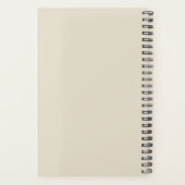 Sadie das Cowgirl mit individualisierbarem Nametag Planer (Rückseite)