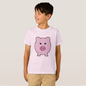 Sadie das rosa Schwein ~ niedliches Girly Kawaii T-Shirt (Vorne ganz)