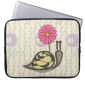 Sadie, die Schnecke Laptopschutzhülle (Vorderseite)