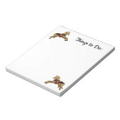 Sadie Gepunktet Horse Notizblock (Rotiert)